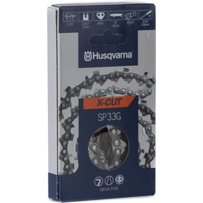 Husqvarna X-Cut SP33G Zaagketting (Semi-Haaks)- .325'' - 1,3mm - 66 Schakels - 40cm