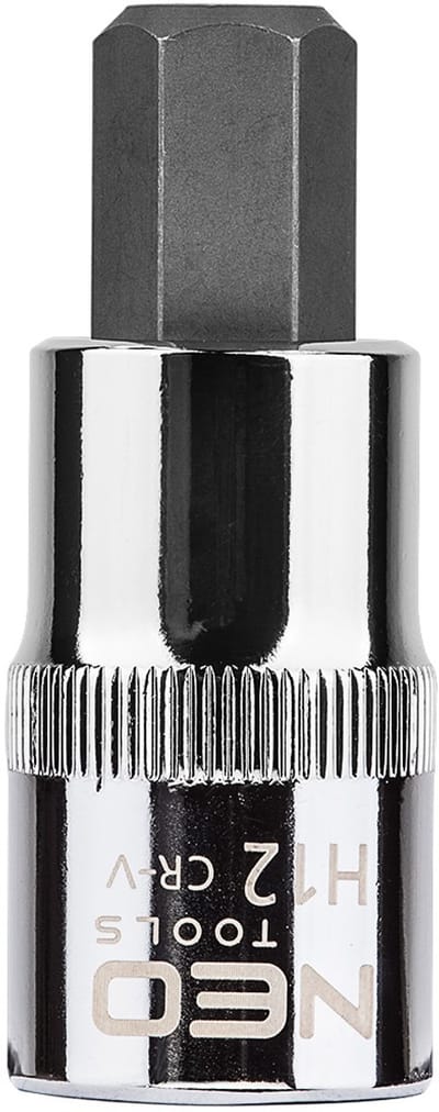 NEO – Zeskantig Dopsleutel – H12 – 55 mm – Chroom-Vanadium Staal