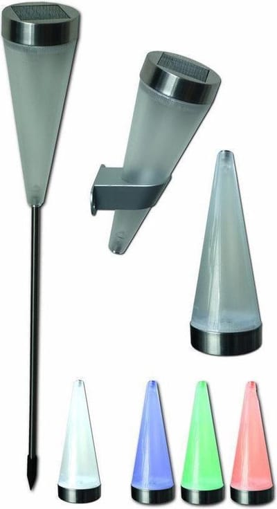 POWERplus Flamingo, solar multifucntionele tuinverlichting met normale LED en kleurveranderende LED