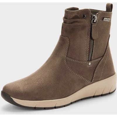 Laarsjes met hoge schacht - steengrijs - Gr. 37 van Goldner Fashion
