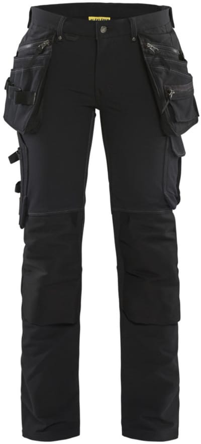 Blaklader Dames 4-weg stretch werkbroek 7198-1644 - Zwart - C32