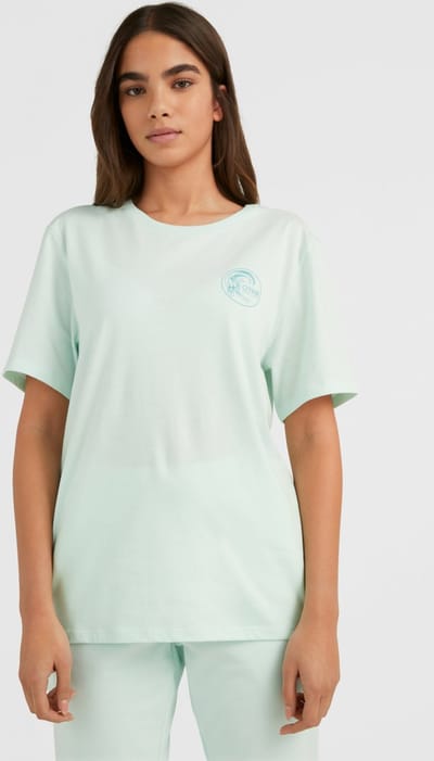 O'Neill T-Shirt Women Circle surfer Soothing Sea Xs - Soothing Sea 100% Katoen Round Neck