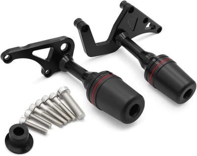 Frame Sliders - Valbeschermers Motor - Bescherming Motor - Voorkomt Kras Schade - 1 Paar - Zwart