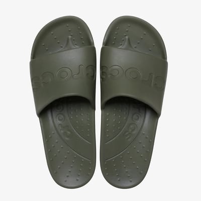 Crocs Slide Army Green heren badslippers groen - Maat 41/42