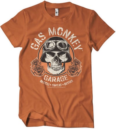 Gas Monkey Garage T-shirt Skull T-shirt GMG-1-GMG042-H76-5