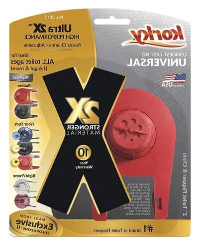 Toiletklep - Spoelklep Rubber - Toilet Reparatie - Universele Pasvorm - 5 cm - Rood