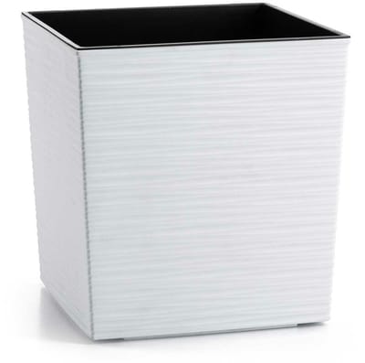 HowHomely Flore Riflo - Bloempot - Wit - 25x25 cm