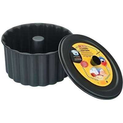 Moule à pudding - Ibili - 825016 - Antiadhésif - 16 cm - Couvercle inclus