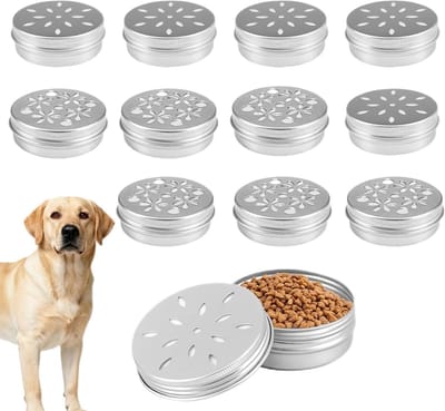 Honden Trainingsblikjes - Geurwerk Set - Honden Training - Bijtvaste Geurverspreiding - 12 Stuks - Metaal