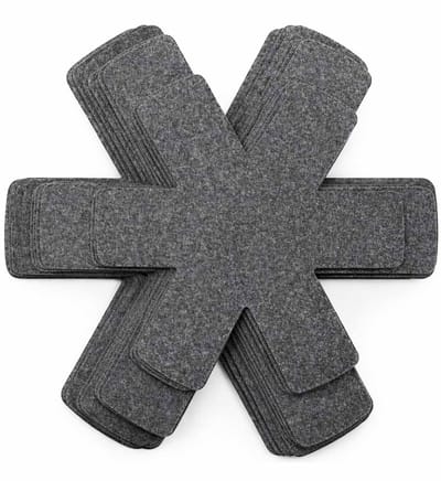 Vilten Pannenbeschermers 12-delig – Beschermt Pannen & Schalen – 26 / 35 / 38 cm