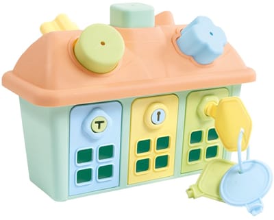 Dolu Pastel Vormenstoof met Deurtjes
