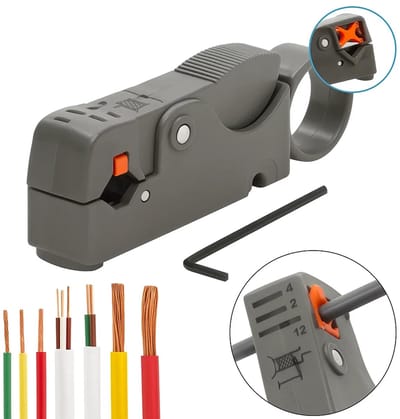 Automatische Roterende Coax Striptang I Coaxkabelsnijder I Draadstrippen I Afstriptang I Kabelstripper I Stript de Stevigste Kabels!