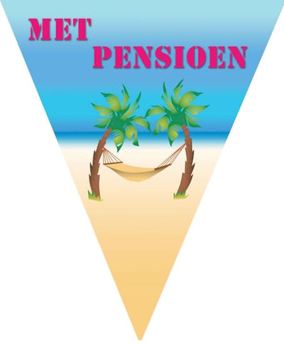 Vlaggenlijn Pensioen 500cm