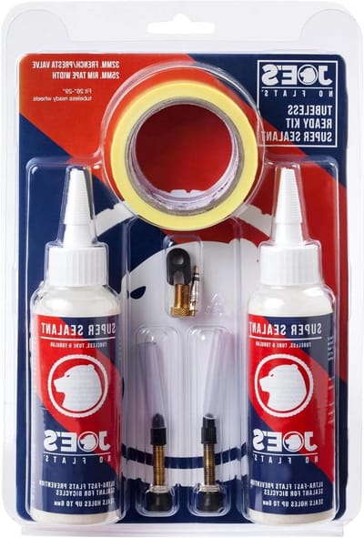 Tubeless Conversie Kit - Wielset Upgrade - Fietsen Onderhoud - Voor Tubeless Velgen - 25mm Banden - Zwart
