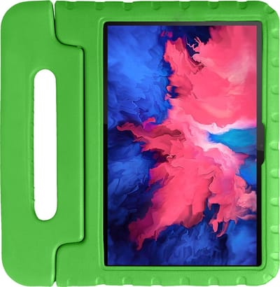 Hoes - Geschikt voor Lenovo Tab P11 Plus - Kinderhoes Shockproof Bumper - Kidsproof Case - Tablet Hoesje - Kinder Hoesje Cover - Groen