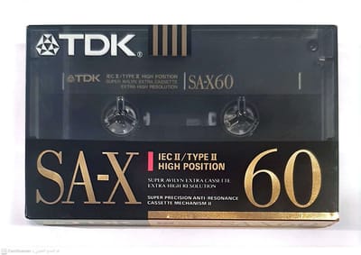 TDK SA‑X 60 Super Avilyn Audio Cassette (Type II)