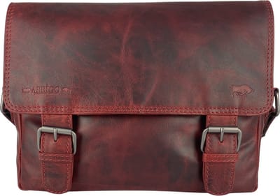 Schoudertassen Vrouw Messenger Bag Schoudertas Dames - Leer - Crossbody - Rood