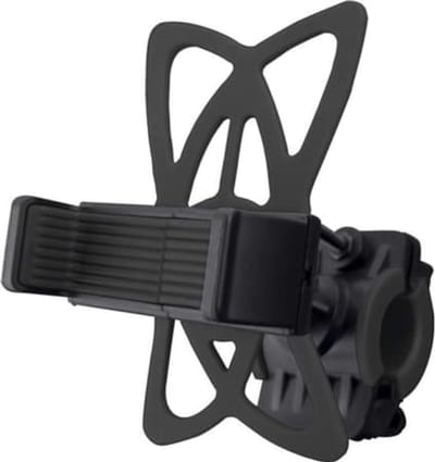 Esperanza EMH121 Universele Telefoonhouder Fiets – 360° Draaibaar – Verstelbaar 55-90mm – Met Elastiek – Zwart