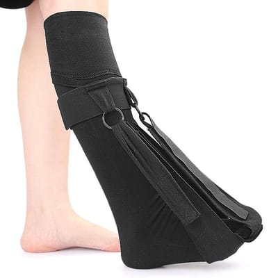 Verstelbare Voetdrop Sokbrace Ondersteuning voor Plantaire Fasciitis Arch Compressiesok voor Enkelrevalidatie L XL