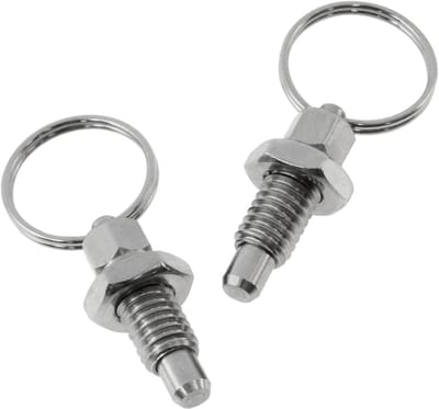Vergrendelingsbouten Trekring - Veerplunjer Borgpen - Elektrische Apparaten - Roestvrij Staal - M8 - Zilver
