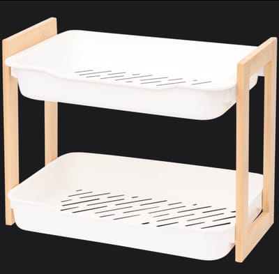 kruiden rek - organizer - save soace and organize products - Bamboe - keuken & badkamer - eenvoudig in elkaar te zetten - opberger - sorteer je spullen - keukenorganizer