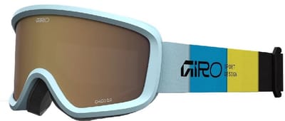 Giro Chico 2.0 Blocks Ar40 Junior Skibril Blauw Amber Rose/CAT2 Kinderen
