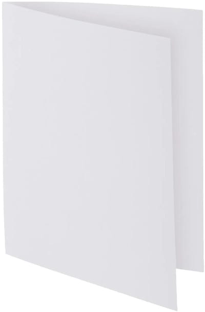 Exacompta 10x ROCK''S 210 Pak van 10 dossiermappen 210g/m2 24x32cm voor A4. - Wit - 217117E