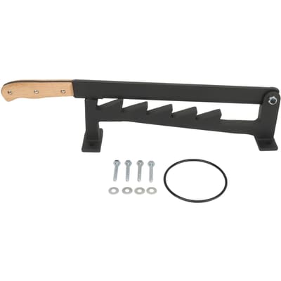 Fendeur de bois mural pour bois, coupe-bois manuel en acier à haute teneur en carbone black