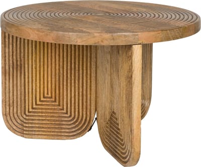 Housecraft Living Maeze Salontafel Rond 60 cm Hout - Bruin