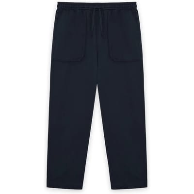 Rechthoekige Linnenmix Broek