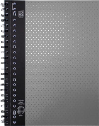 Soho Schrift College Ruiten 10 Mm 23-rings A4 Grijs