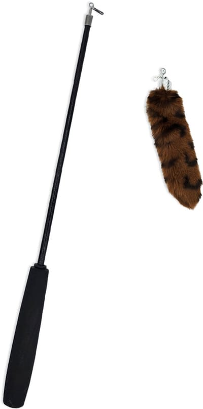Katten speeltjes Katten Speelgoed Kattenspeeltjes Katten Hengel Staart Incl. Hengel - Donker Bruin