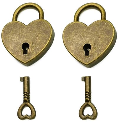MTTProducts - Mini Padlocks - Vintage Sleutels - Decoratief - Bronzen