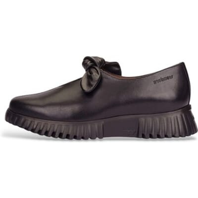 Wonders Mocassins van Velv zwart leer