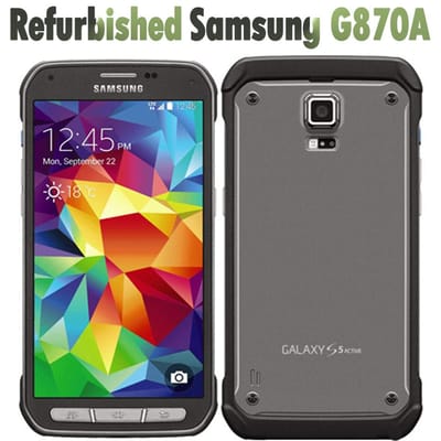 Gereviseerd Samsung Origineel Samsung Galaxy S5 Active G870A 4G 16MP 2GB RAM 16GB ROM Mobiele Telefoon Met 1 SIM simple set grijze kleur