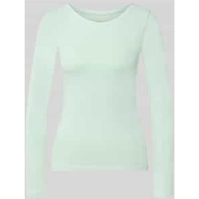 Shirt met lange mouwen van katoenmix