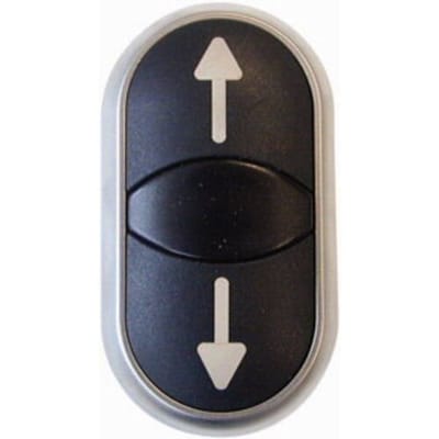 Eaton 216710 M22-DDL-S-X7/X7 Dubbele drukknop Plat, Rond Plunjer Meerdere kleuren 1 stuk(s) Piece