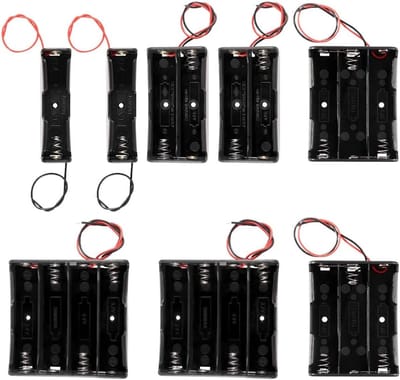 8 Stuks 18650 Batterijhouder - Kunststof Behuizing voor Elektronische Toepassingen