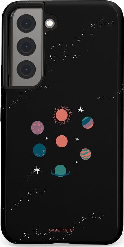 Casetastic Hoesje Geschikt voor Samsung S22 - Stijlvolle Beschermende Duo-layer Case - Universum familie