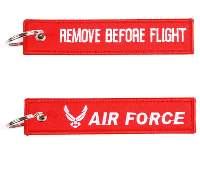 Sleutelhanger RBF + Air Force rood #41