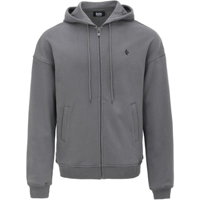 Forplay Vest met capuchon - Zip Hoodie - S tot XXL - voor Mannen - grijs