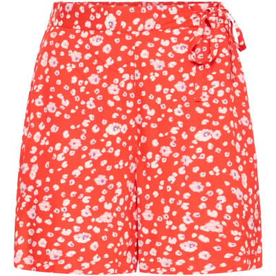 Ichi IHMARRAKECH AOP SHO4 Dames Broek - FIERY RED FLOWER