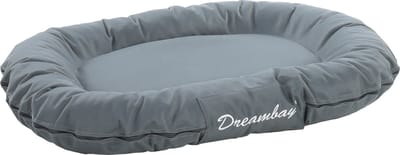 Flamingo Hondenkussen Dreambay® Ovaal petrol - 80 x 60 x 14cm - Wasbaar - Afneembare hoes met rits - Waterafstotend - Ideaal voor Beagle, Franse Bulldog, Cocker Spaniel, Shih Tzu & Jack Russell Terriër enz..