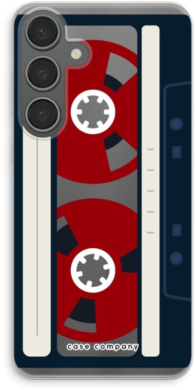 Case Company® - Hoesje geschikt voor Samsung Galaxy S24 Plus hoesje - Here's your tape - Soft Cover Telefoonhoesje - Bescherming aan alle Kanten en Schermrand