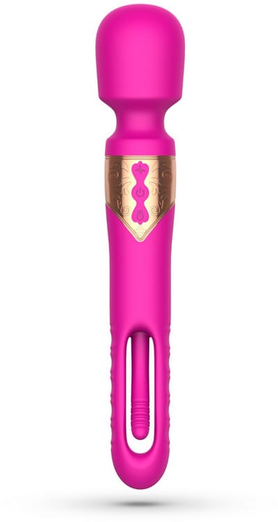 Big Ben - Dual Wand Massager met Flicker - Roze