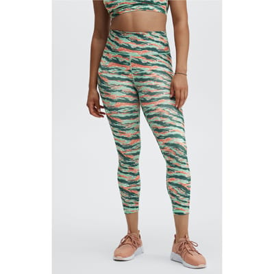Fabletics Define High-waisted 7/8 Legging Tiger Camo Size: XXS SHORT | Leggings Outlet | Dames | Groen