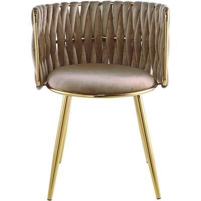 Set van 2 eetkamerstoelen Melly velvet | Underbar
