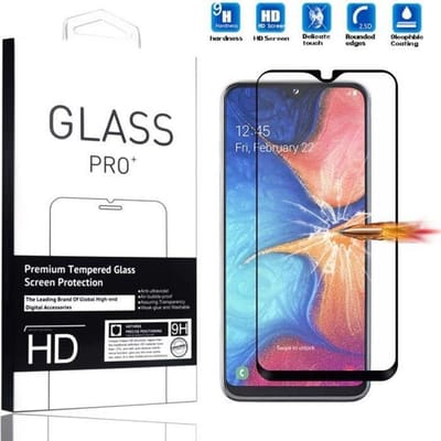 Schermbeschermer - Samsung - Galaxy A20e - Gehard glas - Volledige bescherming - Krasbestendig