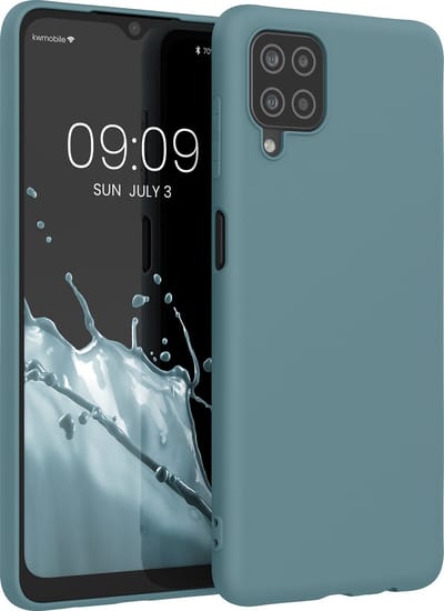 kwmobile telefoonhoesje geschikt voor Samsung Galaxy A12 - Hoesje voor smartphone - Back cover in antieksteen