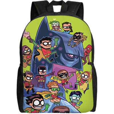 Teens Titans Go Team Rugzak Mooie Rugzakken Jeugd Sport Grote Schooltassen Designer Rugzak as picture